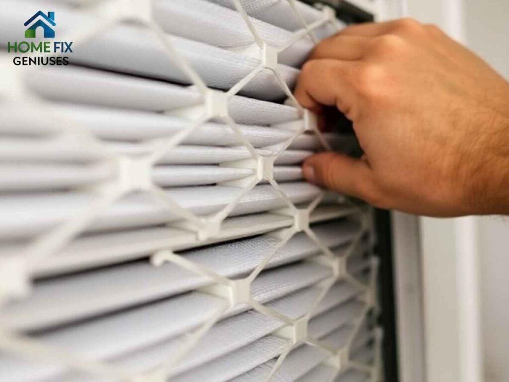 Cherry Avenue HVAC Filter Change Frequency: Local Expertise for Los Angeles Homes & Businesses 2 Closeup of clean HVAC air filter replacement in Los Angeles Cherry Avenue residence during maintenance