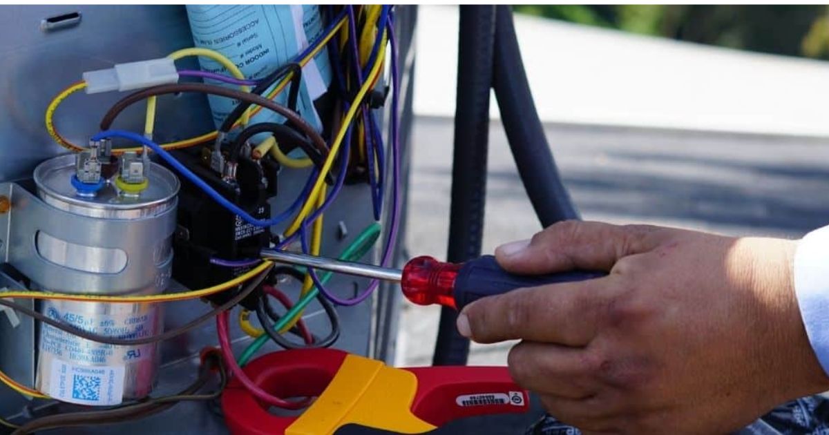 Same Day AC Repair Service Los Angeles CA 3 Los Angeles residential AC unit undergoing same day repair service