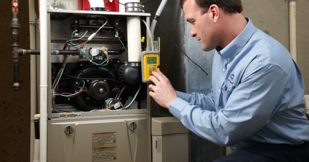 Furnace Repair Winter Prep Los Angeles: Your Complete Guide 1 Professional technician performing furnace repair maintenance inspection Los Angeles home winter preparation 1